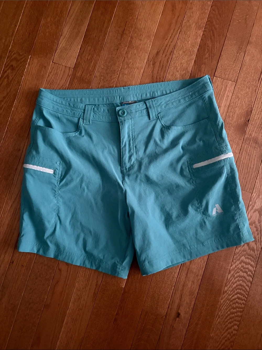 Eddie Bauer Teal Women's Active Shorts - Picture 1 of 5